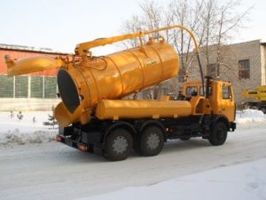 откачка септиков, канализация дом, откачка ила из септика, выгребной ямы, фото № 000397